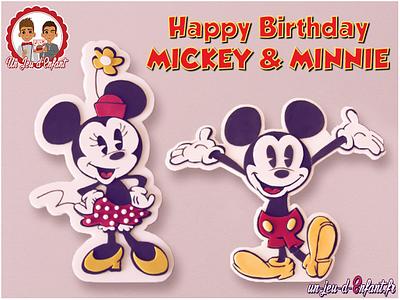 Happy 86th Birthday Mickey & Minnie  - Cake by CAKE RÉVOL
