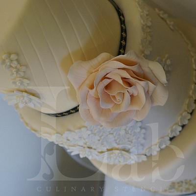 Vintage,wedding,cake. - Cake by carolina Wachter
