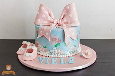 Shabby Chic Cake - Cake by The Sweetery - by Diana