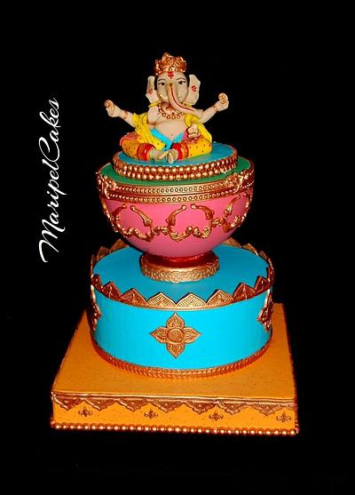 For the second phase of the CDIF COMPETITION....THE GANESHA - Cake by MaripelCakes