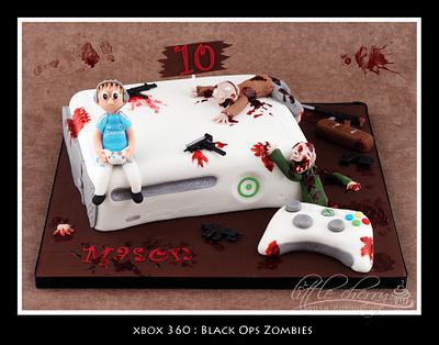 Zombie Xbox 360 - Cake by Little Cherry