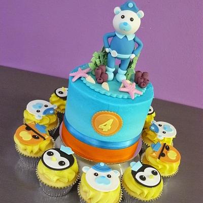 Octonauts Cupcake and Cake Combo - Cake by The Cup Cake Taste 