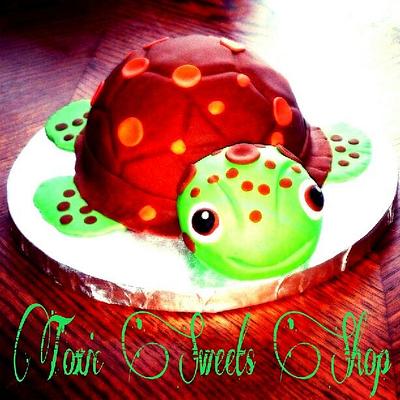 Smash Cake Turtle - Cake by Joyce Marcellus