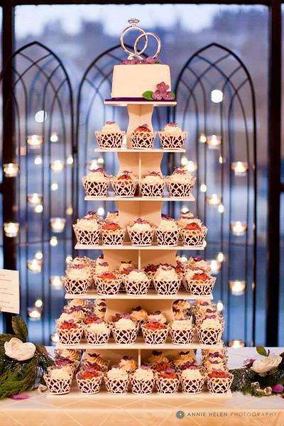 Cupcake Wedding Cake - Cake by Barb's Baking Blog