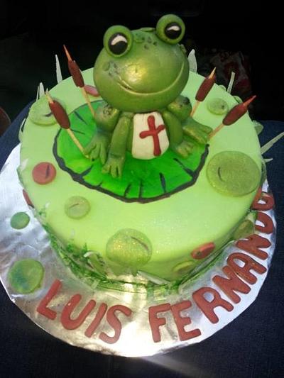 Froggy cake - Cake by Maythé Del Angel