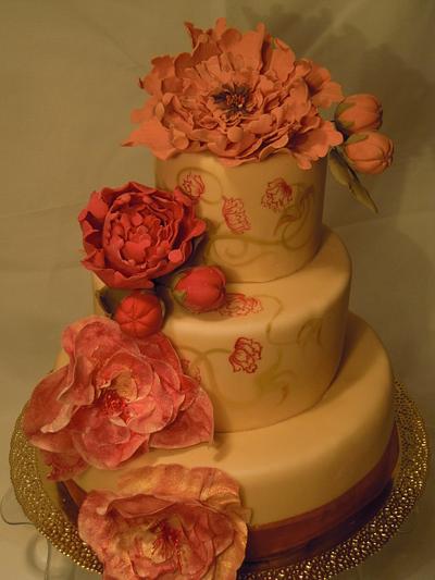 60 wedding anniversary. - Cake by Caterina Fabrizi