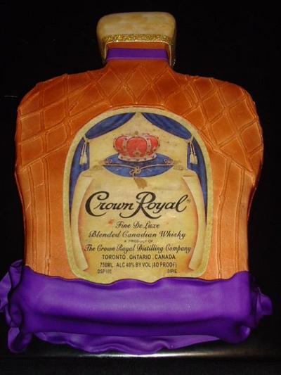 Crown Royal - Cake by Kim Leatherwood