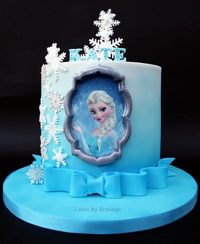 Picture frame Elsa - Cake by Cakes by Bronagh