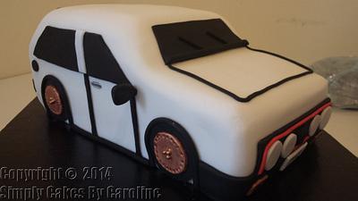 VW Golf 1978 Mark one car for a Mirfield customer - Cake by Simply Cakes By Caroline