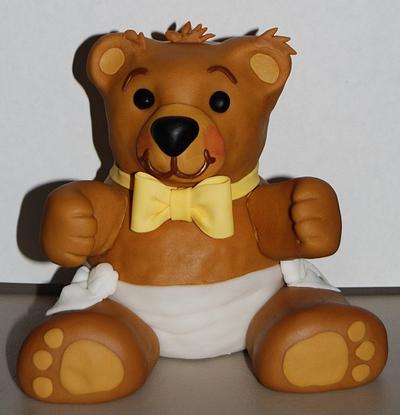 Baby Shower Bear - Cake by Nicole Taylor