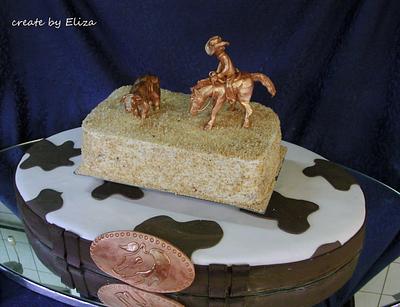 Rodeo cutting :) - Cake by Eliza