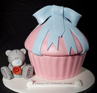 Tatty Ted Giant Cupcake - Cake by Symphony in Sugar
