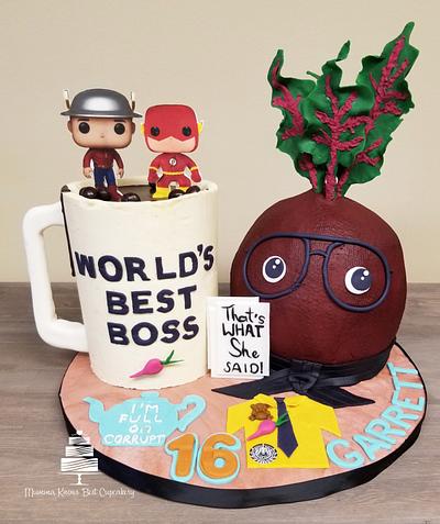 The Office & The Flash Mashup - Cake by MKBC 