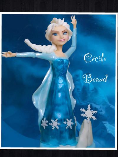 Elsa :) - Cake by Cécile Beaud