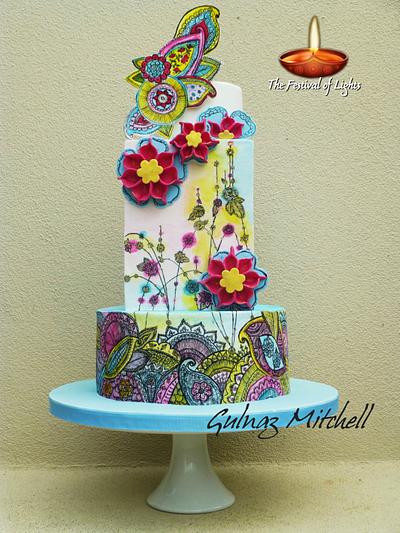 Festival of Lights collaboration cake - Cake by Gulnaz Mitchell