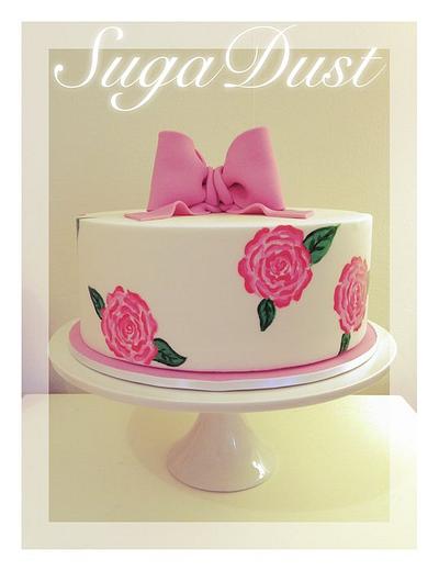 Morning Glory Rose Cake - Cake by Mary @ SugaDust