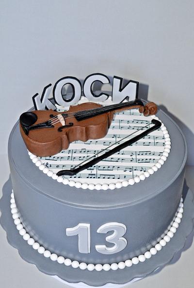 Violine cake - Cake by benyna