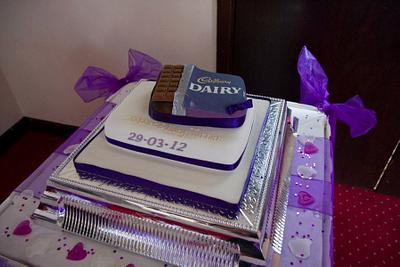 Dairy Milk Wedding Cake  - Cake by muffintops