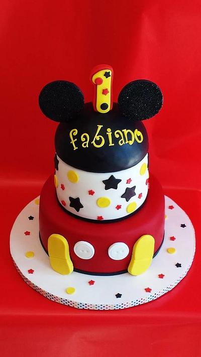 Mickey Mouse 1ST. BIRTHDAY - Cake by Enza - Sweet-E
