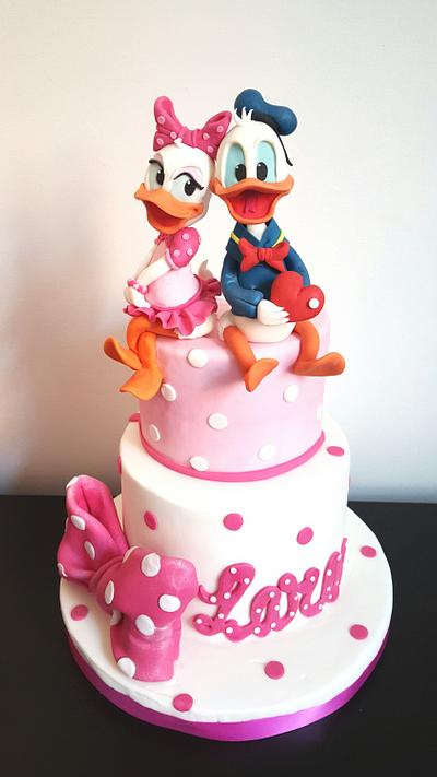Ducks' love - Cake by EstrellaCakeDesign