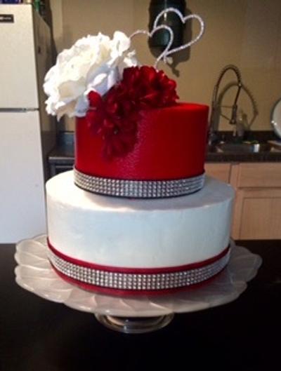 Wedding cake - Cake by Jeaniecakes