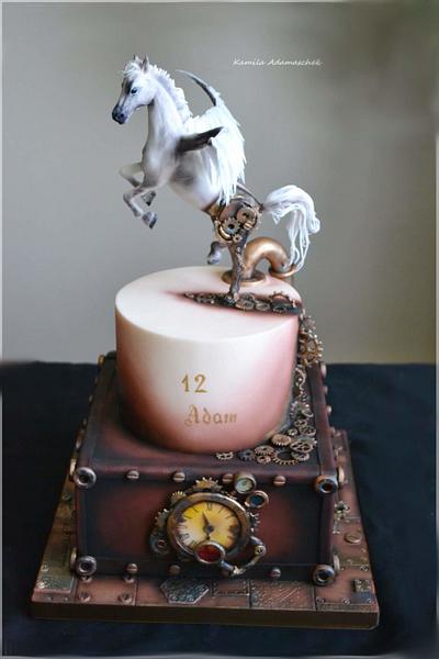 steampunk Cake  - Cake by KamilaAdamaschek