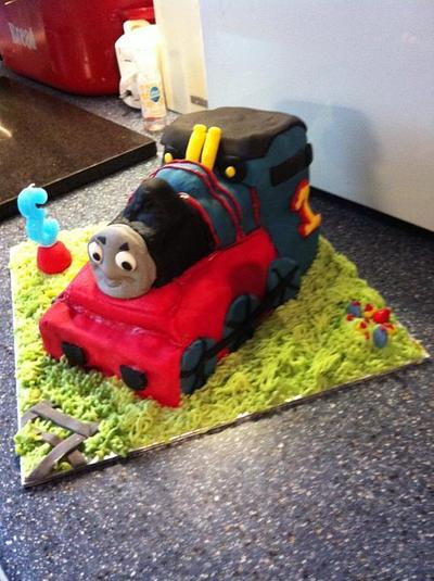 thomas the tank engine cake - Cake by Rachel Oneil
