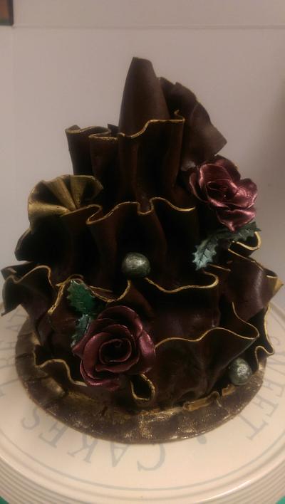chocolate wrap cake - Cake by Shell at Spotty Cake Tin