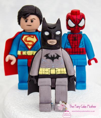 Lego Super Heroes - Cake by The Fairy Cake Mother