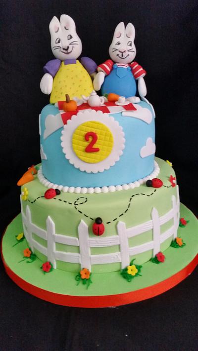 Max and Ruby cake!!!! - Cake by DeliciasGloria