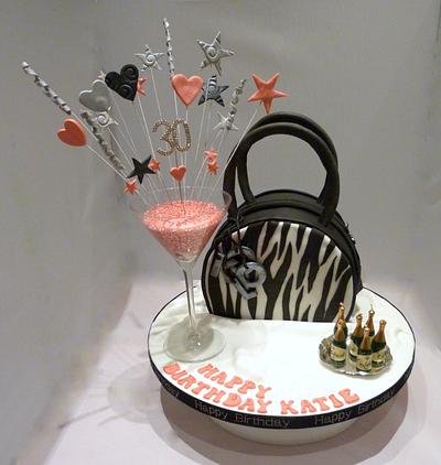 Zebra Print Handbag Cake - Cake by Deeliciousanddivine