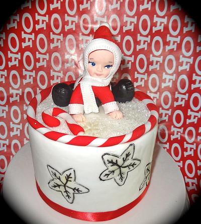 Baby Santa  - Cake by Heidi
