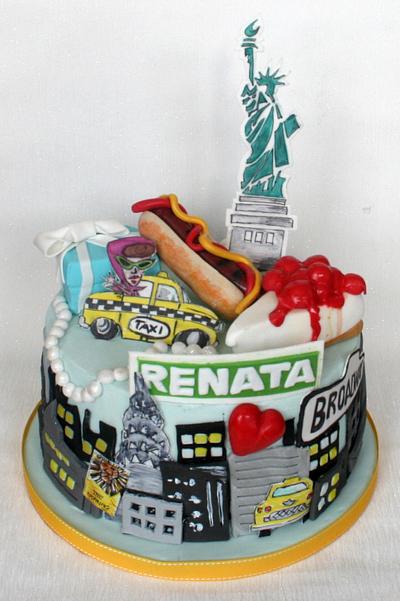 New York - Cake by Niamh Geraghty, Perfectionist Confectionist