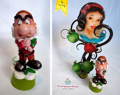 Isomalt + Airbrush - Cake by Marielly Parra