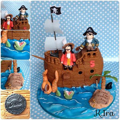 Pirate ship - Cake by KIra