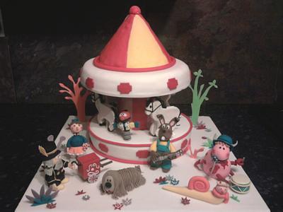 magic roundabout cake - Cake by Caked
