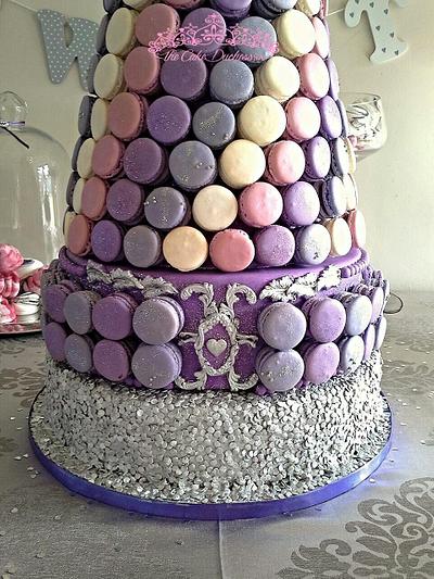 Shades of Purple with Silver - Cake by Sumaiya Omar - The Cake Duchess 