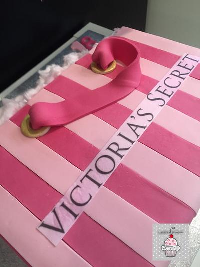 Victoria's Secret Bag Cake. - Cake by Laura's Bakery