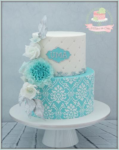 Tiffany inspired birthday - Cake by Jo Finlayson (Jo Takes the Cake)