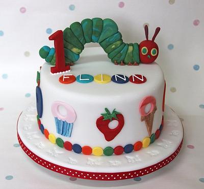 The Very Hungry Caterpillar  - Cake by Cakes by Christine