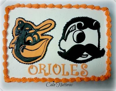 Baltimore Orioles and Natty Boh! A groom's cake - Cake by Donna Tokazowski- Cake Hatteras, Martinsburg WV