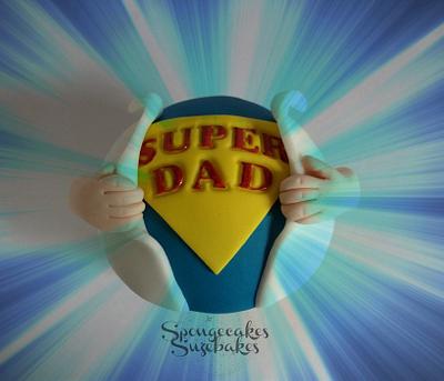 SUPER DAD! - Cake by Spongecakes Suzebakes