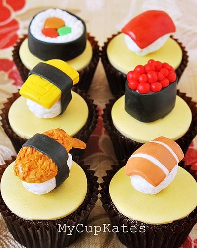 Sushi Cupcakes - Cake by Kate Kim