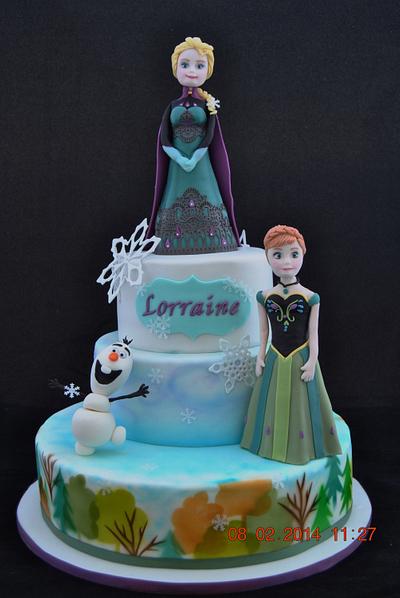 Frozen  - Cake by Grace Lorenzo