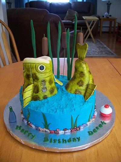 Gone Fishing - Cake by Melissa D.