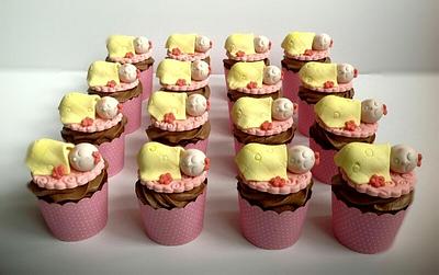 Baby 1st month Cupcakes - Cake by novita