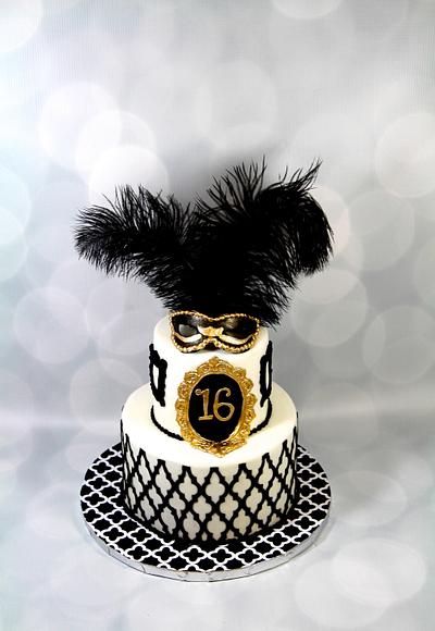 masquerade theme - Cake by soods