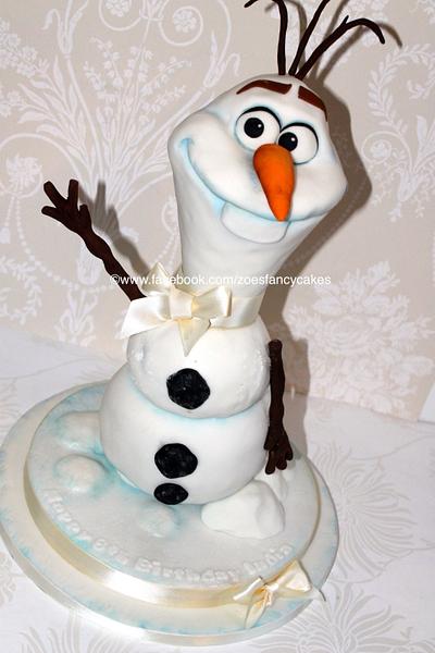 Olaf cake - Cake by Zoe's Fancy Cakes