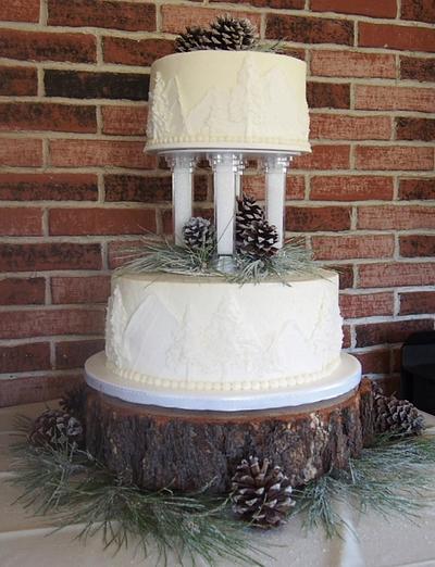 Buttercream Forest - Cake by Kendra's Country Bakery
