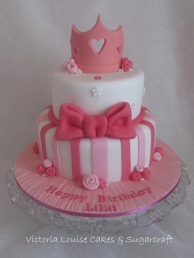 Pink Princess Cake - Cake by VictoriaLouiseCakes
